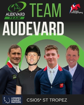 British Showjumping’s Team Audevard announced for CSIO5* St Tropez Longines League of Nations